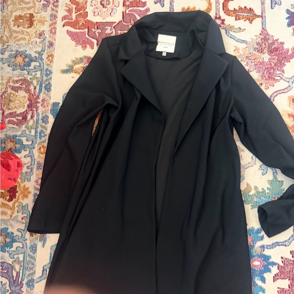 Bagatelle Black Women's Trench Coat